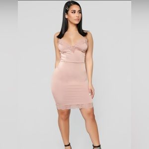Fashion Nova slip dress Mauve